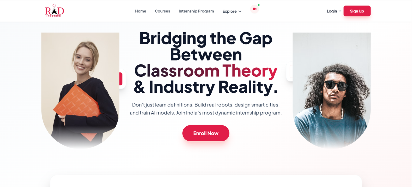 Rademics Internship Portal